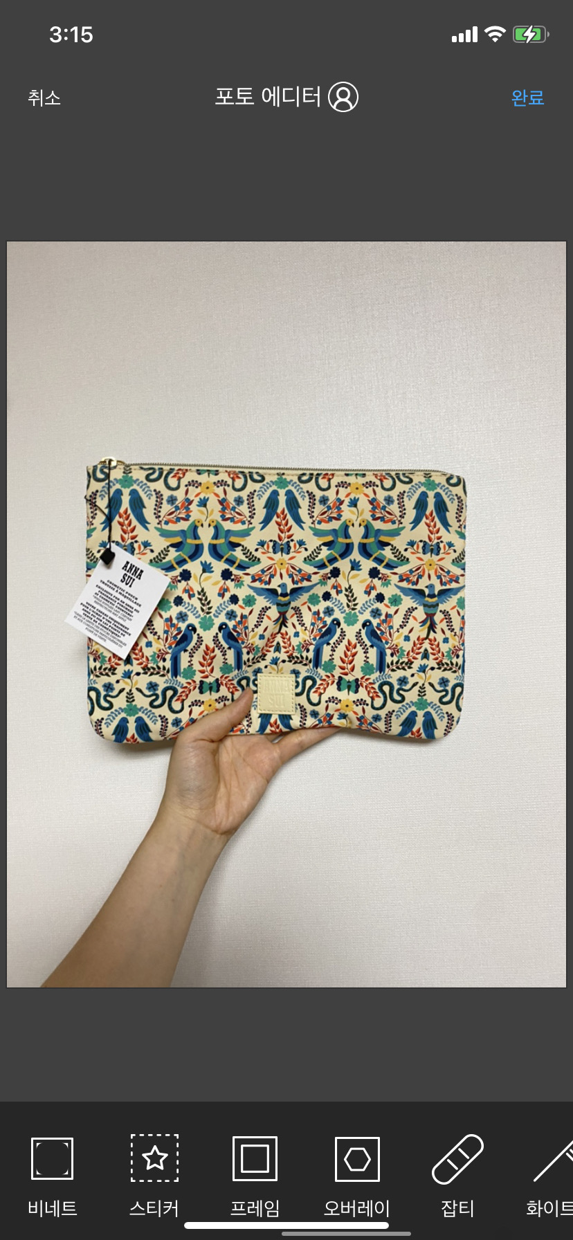 안나수이 패딩파우치