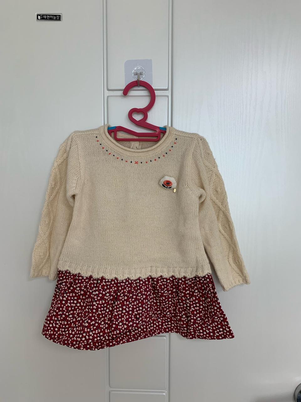 (새상품)밍크뮤 원피스 100