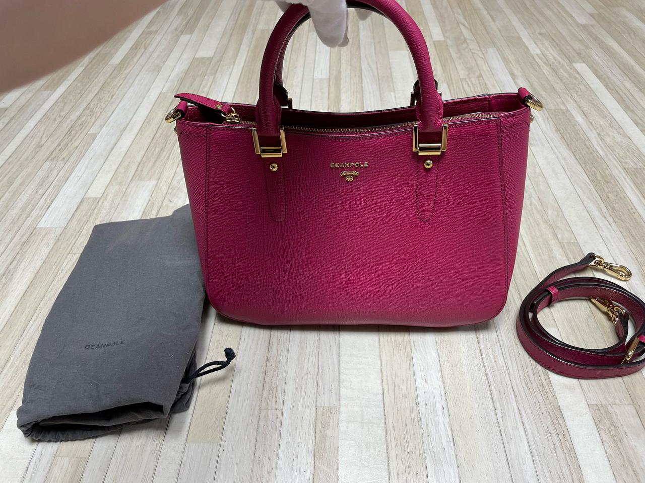 빈폴리얼소가죽가방