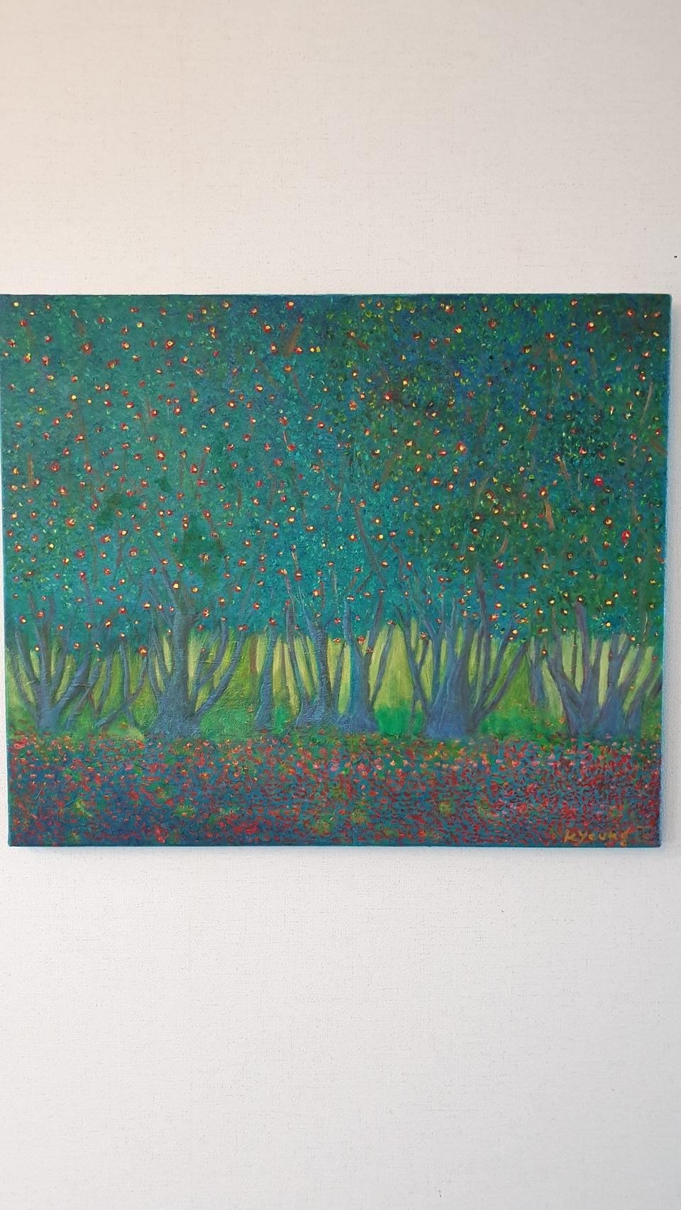 동백꽃 작은숲속