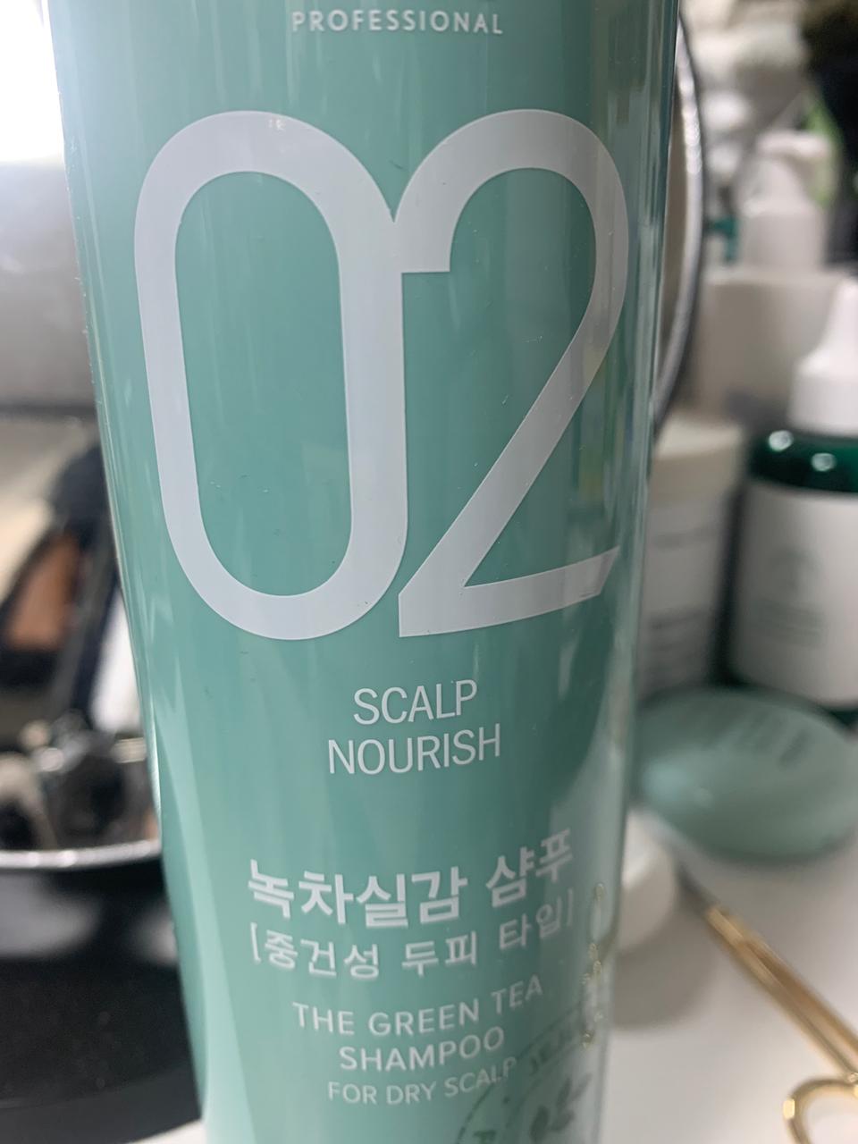 아모스 녹차실감 샴프