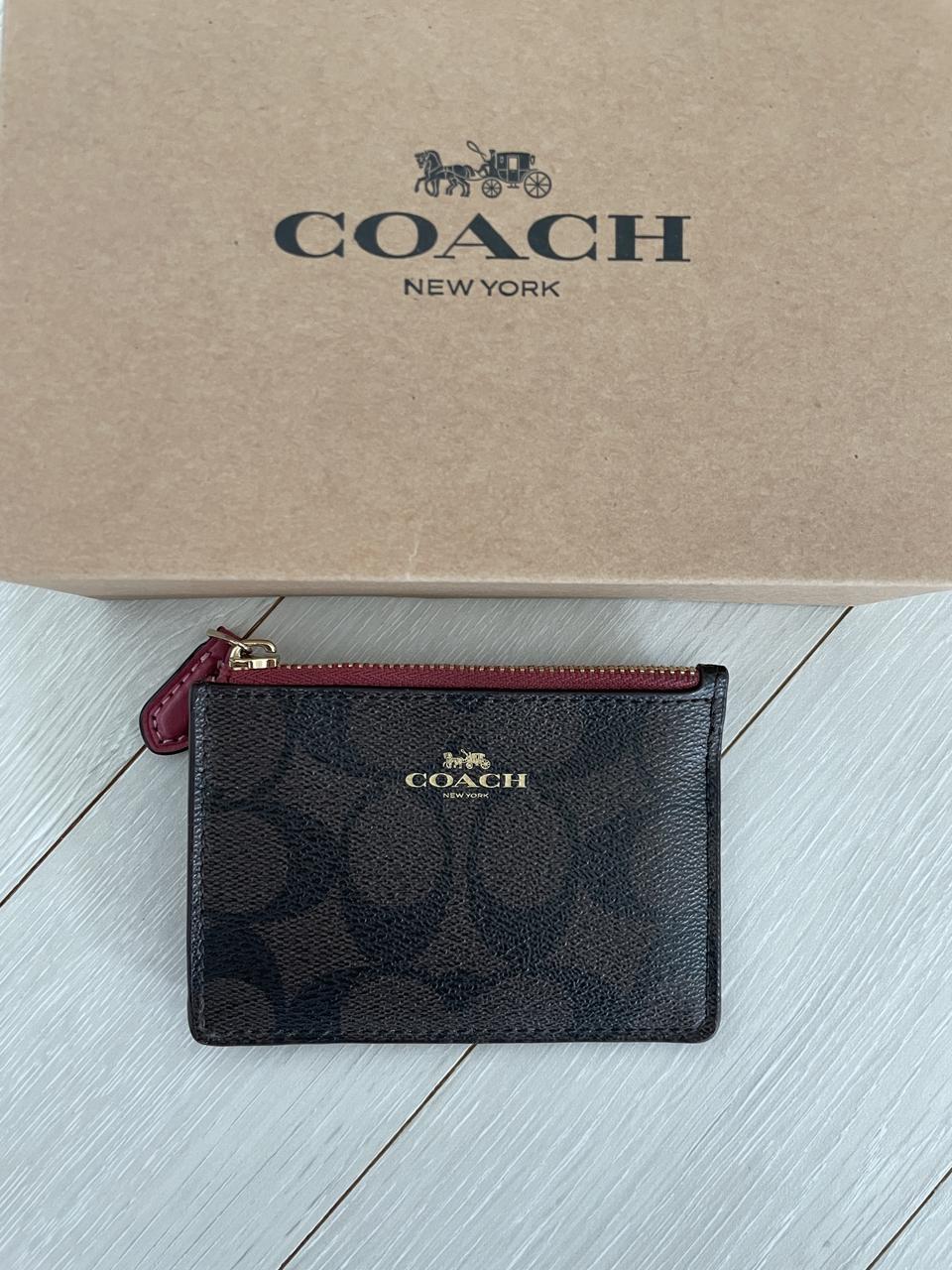 코치 카드지갑