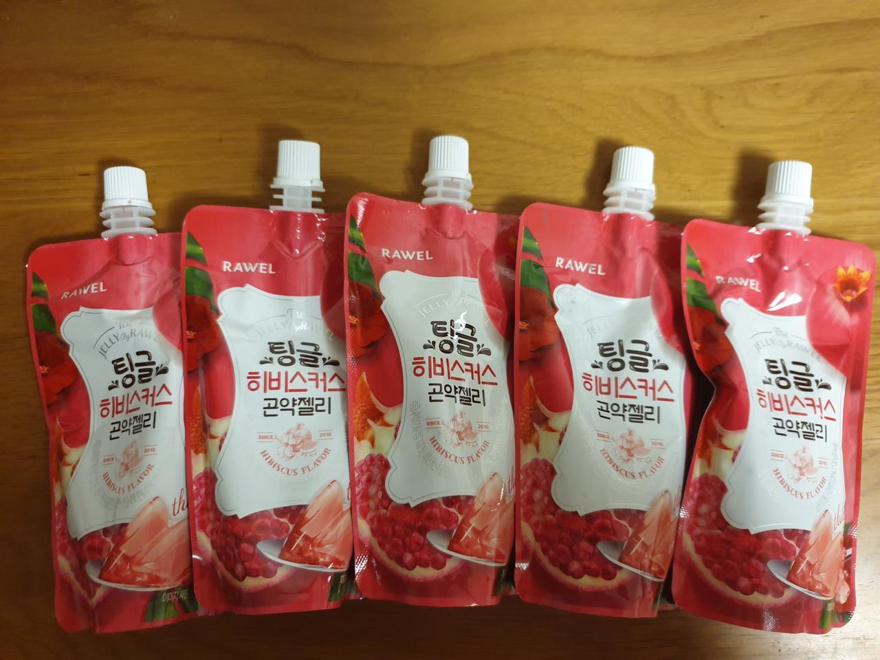 팅글 석류 히비스커스 곤약젤리 5개 다이어트 간식