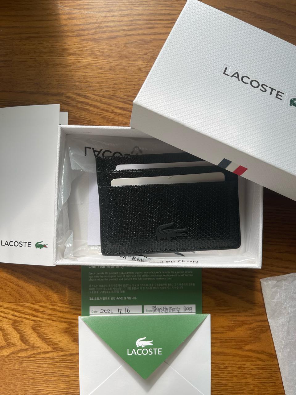 라코스테 샨타코 카드지갑
