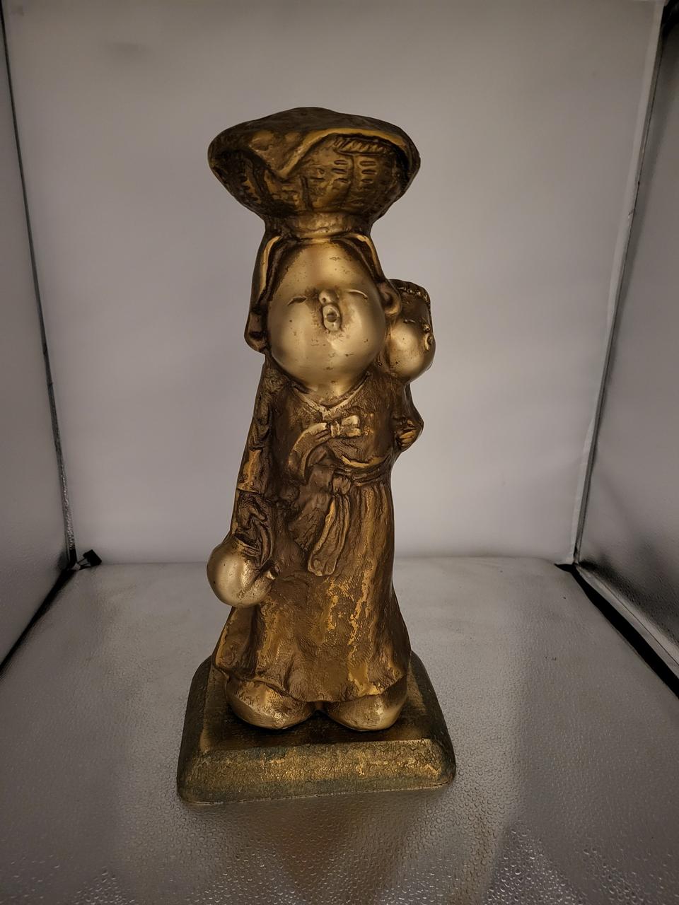 유명한 설선오작가의 모녀상 동브론즈