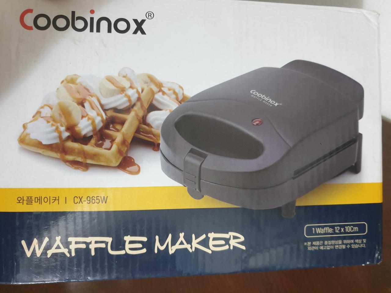 [CX-965W]쿠비녹스 와플메이커&와플팬
