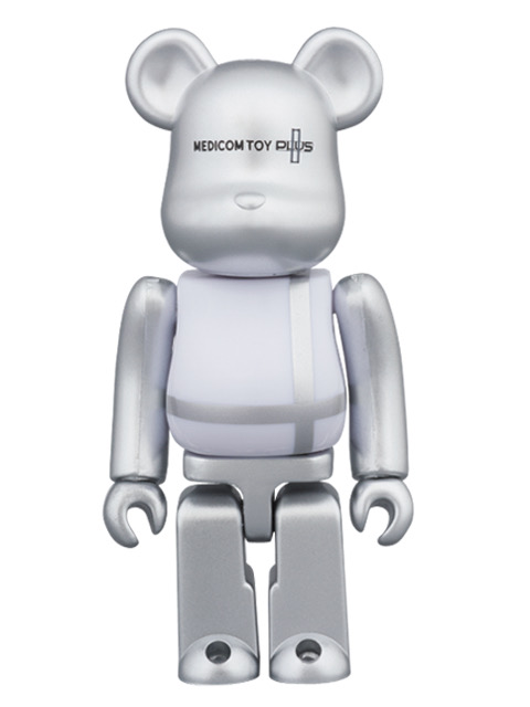 베어브릭 메디콤토이플러스 실버