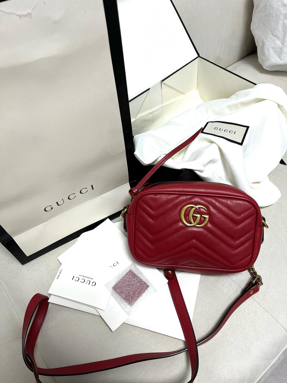 (정품)구찌 마틀라세 크로스백 미니