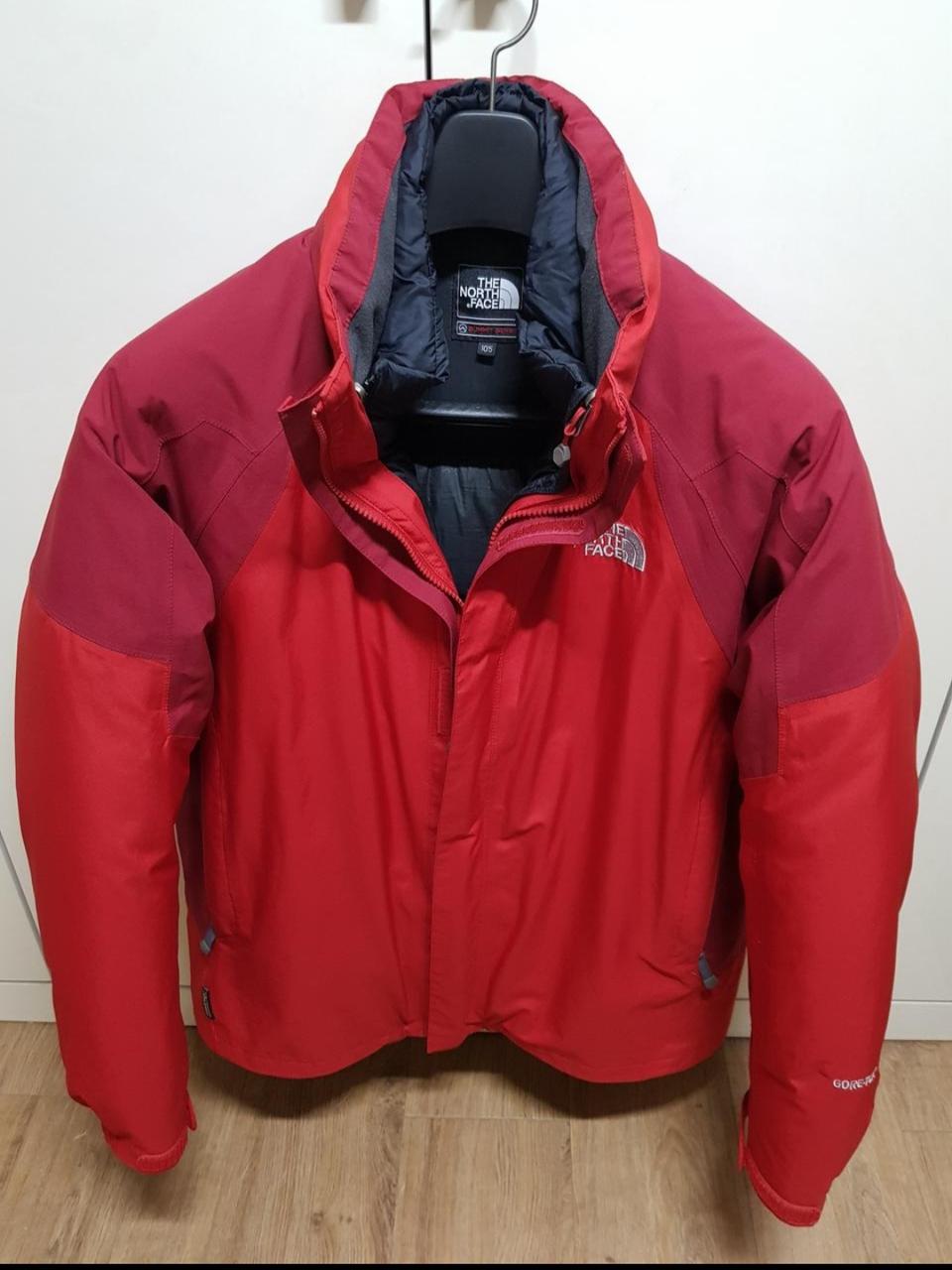 노스페이스 고어텍스바람막이 헤비구스다운 초경량 써밋 로체800세트 105