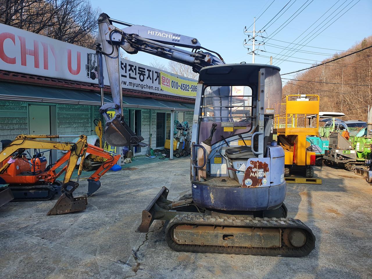 미니굴삭기 3톤급 히타치 EX3UR