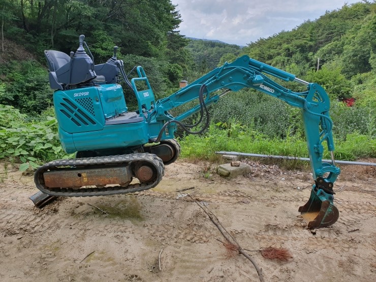 1톤미니굴삭기 코벨코sk09sr 뿌레카라인 있음