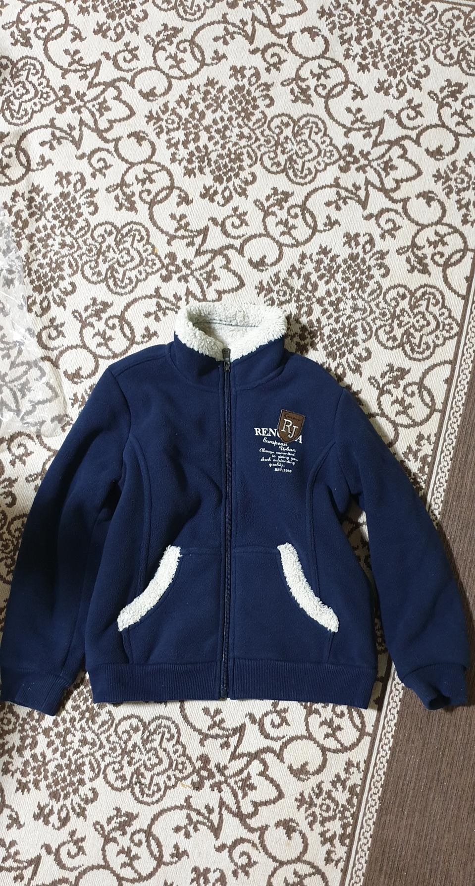 레노마 후리스 안감양털 집업 130호 새옷입니다 따뜻합니다