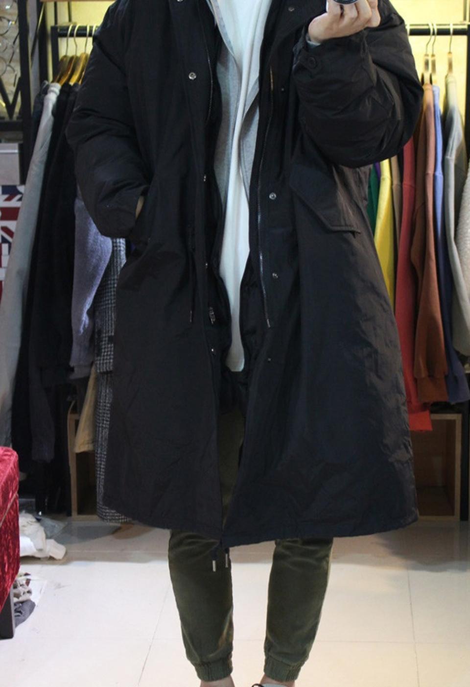 남성 누빔야상(새상품)