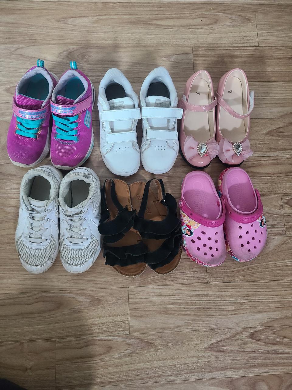 여아신발 일괄 190