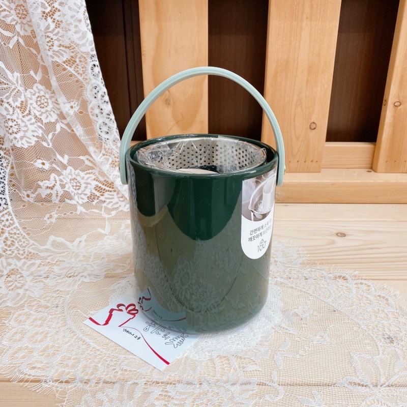 (새상품) 라씨에뜨 순100℃ 수저통 그린 2p