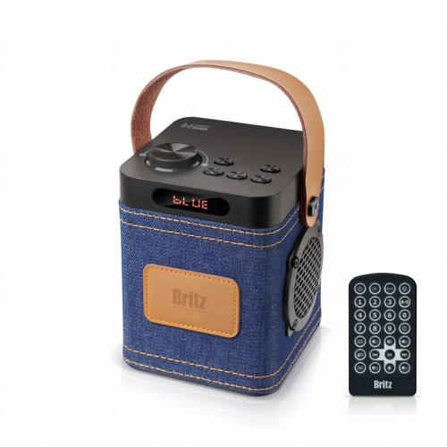 휴대용 알람 블루투스 스피커 BZ-C90 Denim