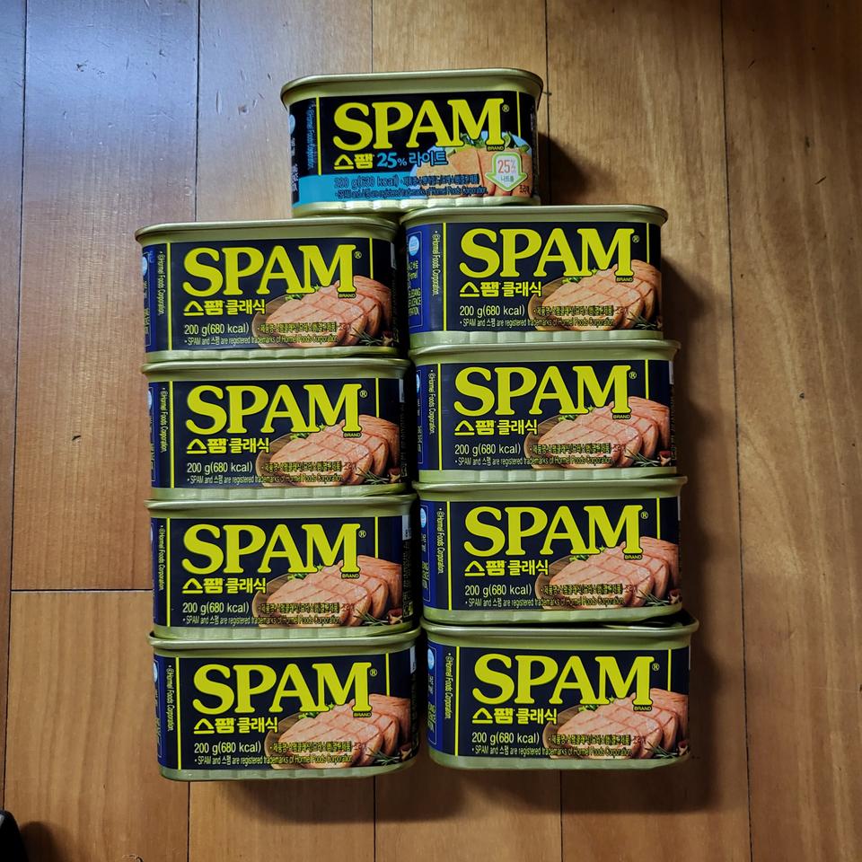 스팸 200g  9개
