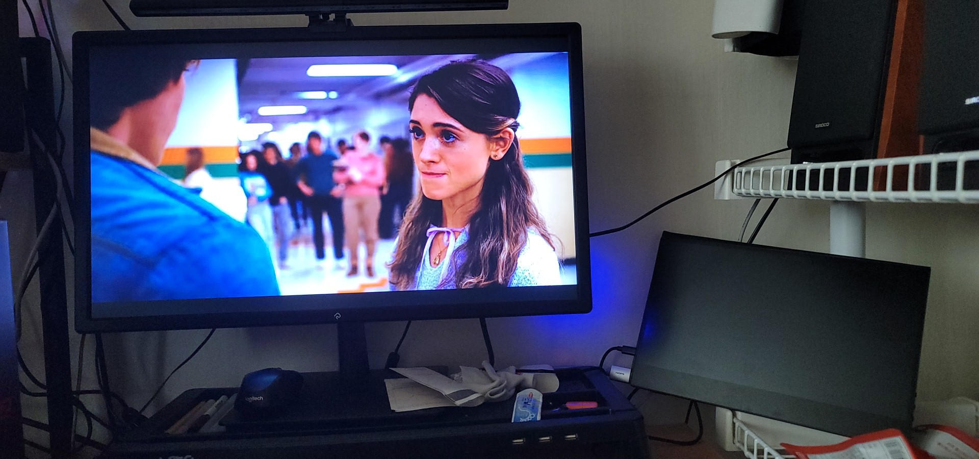 NT패널 24인치 및 보조모니터