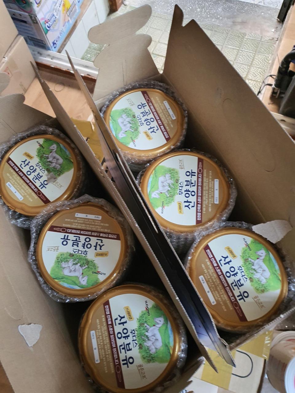 일동후디스  산양분유  1단계 6캔