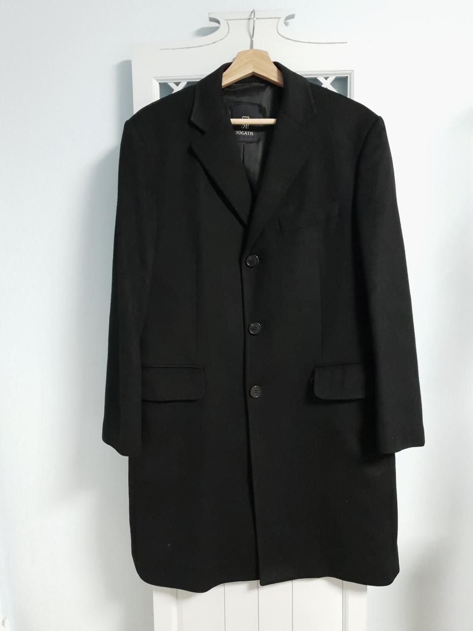 로가디스  블랙  순모 코트  95사이즈