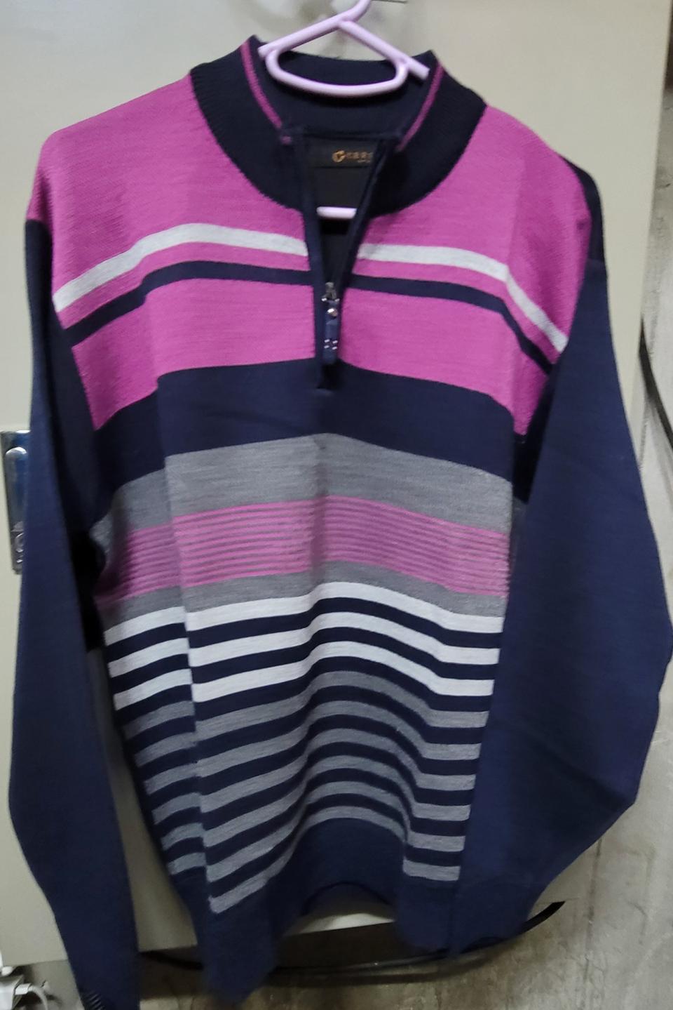 남자 100(L) 니트 긴팔