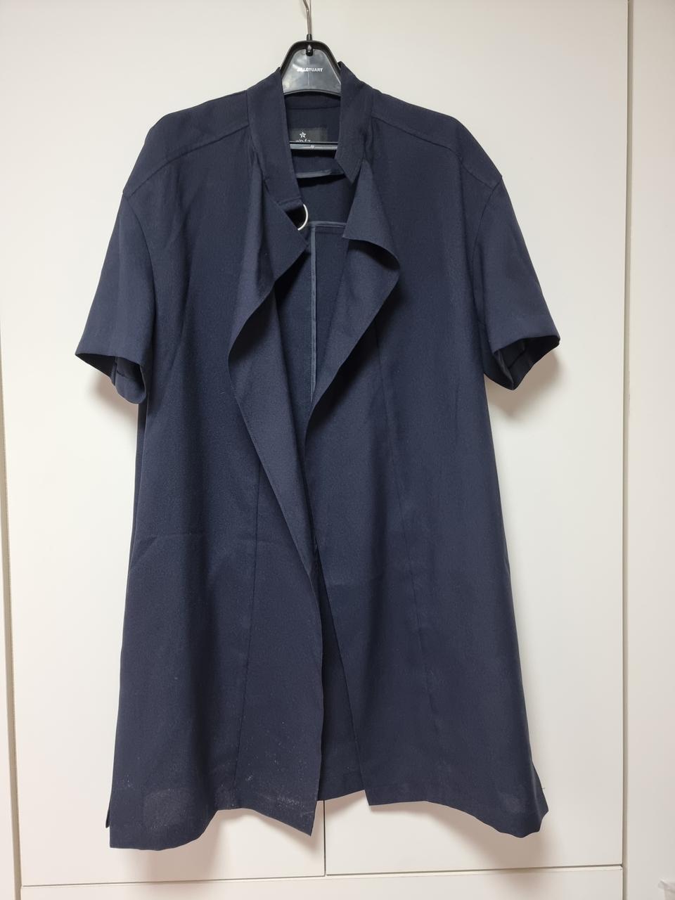 여성 반팔 하프길이 얇은 아우터.거의새상품