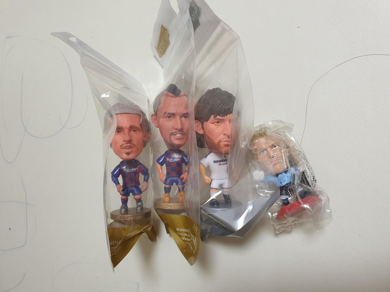 축구선수 미니피규어 4종세트 팝니다