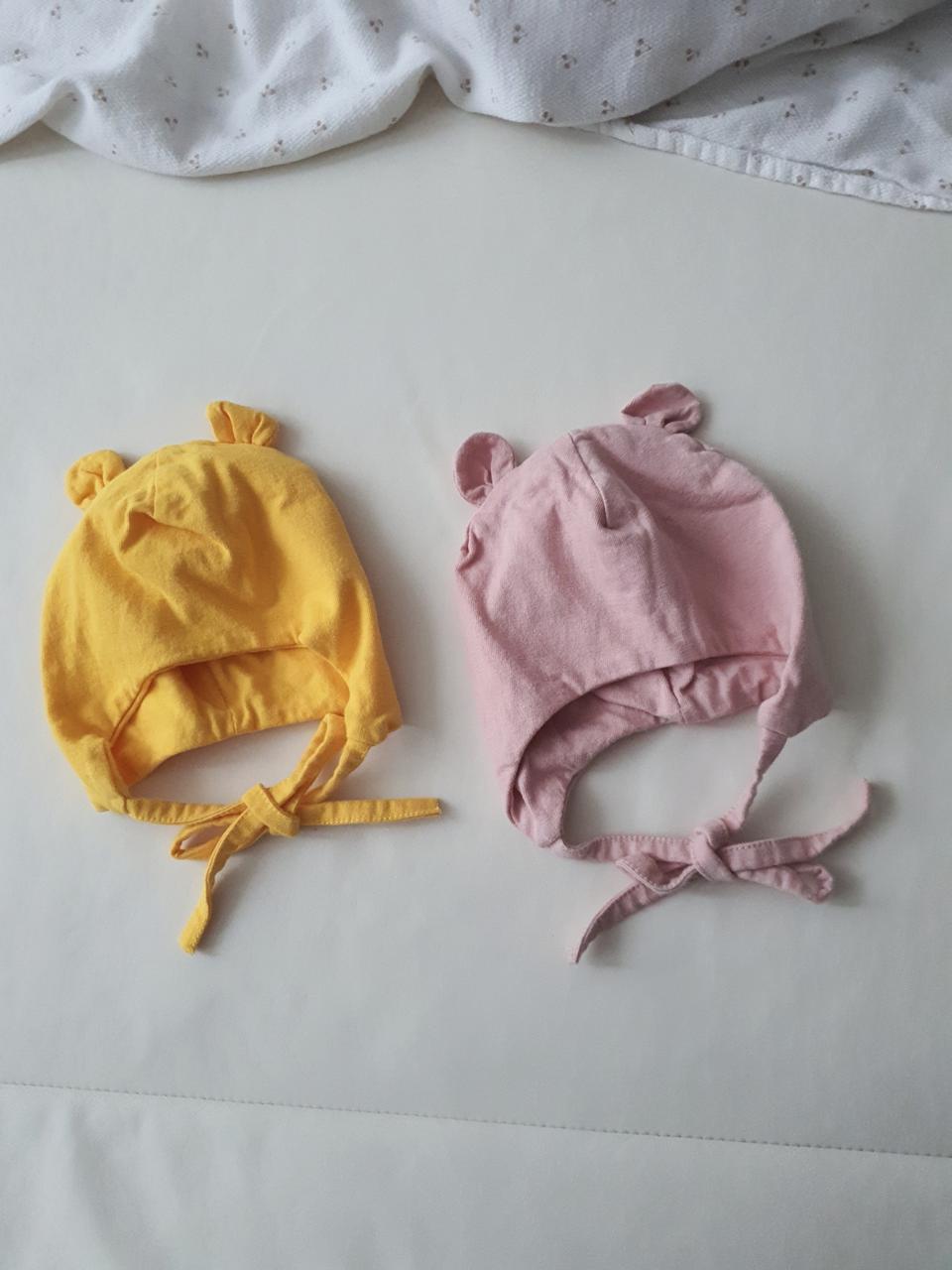 자란다자라난다 아기 신생아 모자 보넷