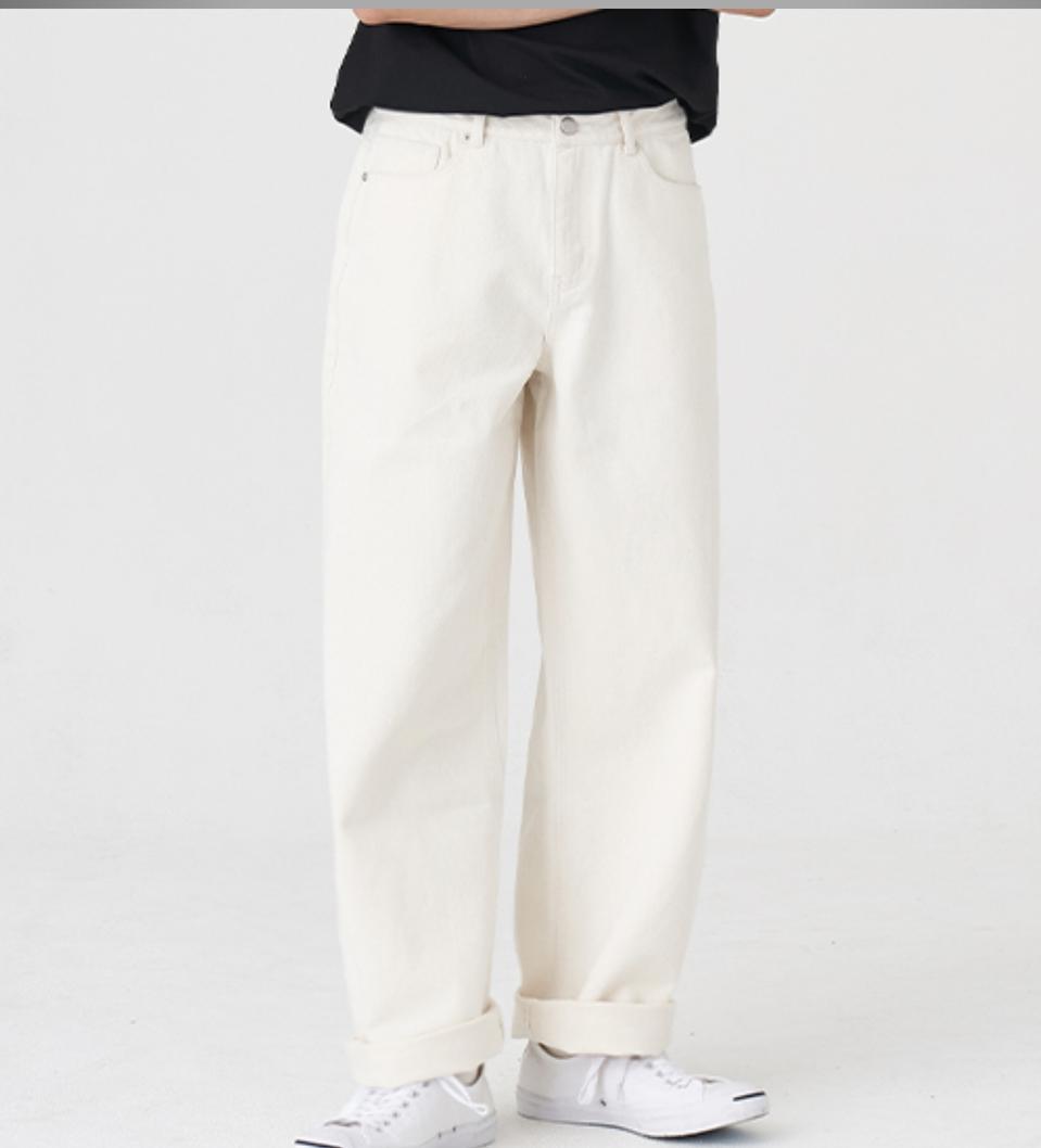 토피 모어 와이드 데님 팬츠 (OFF WHITE)(S)(미사용)