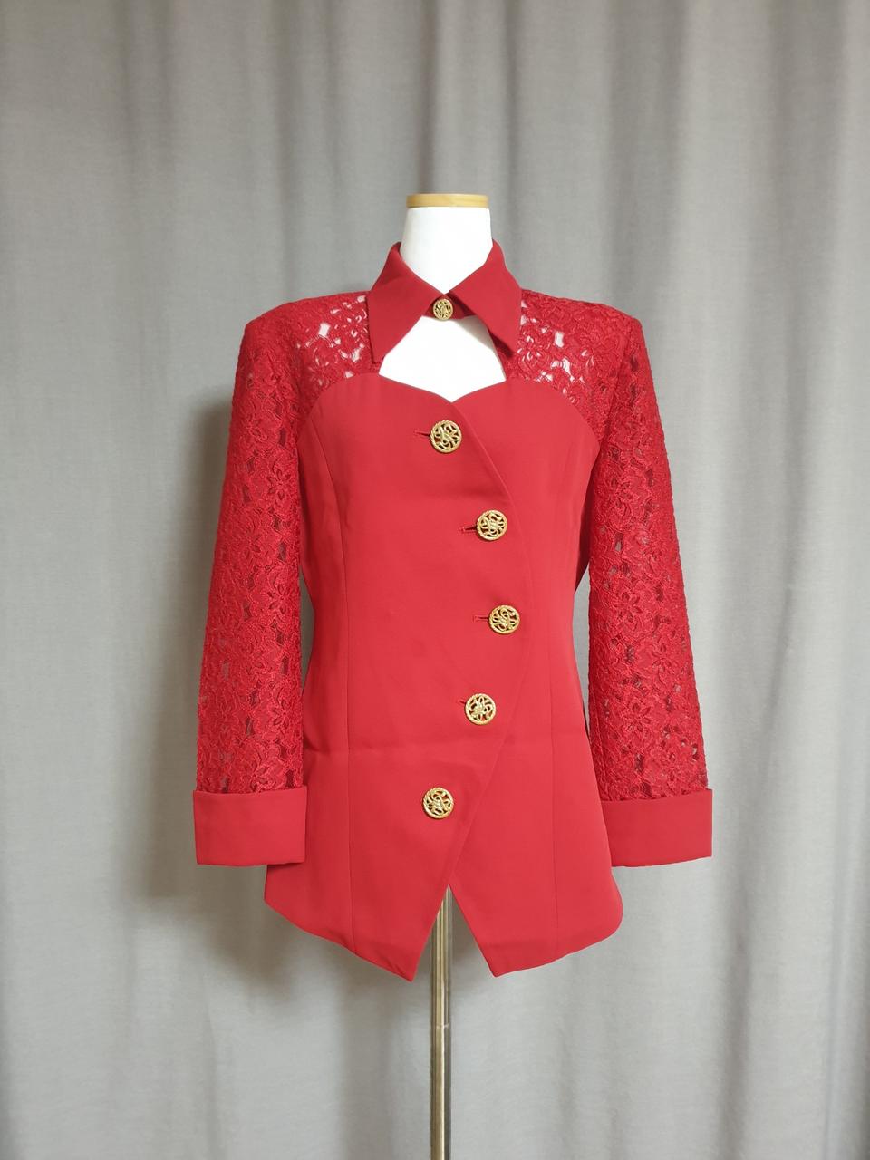 섹시 레이스 초커 자켓