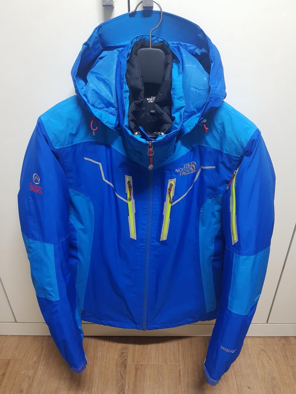 노스페이스 써밋 고어텍스베가프로쉘 바람막이 경량패딩세트 105