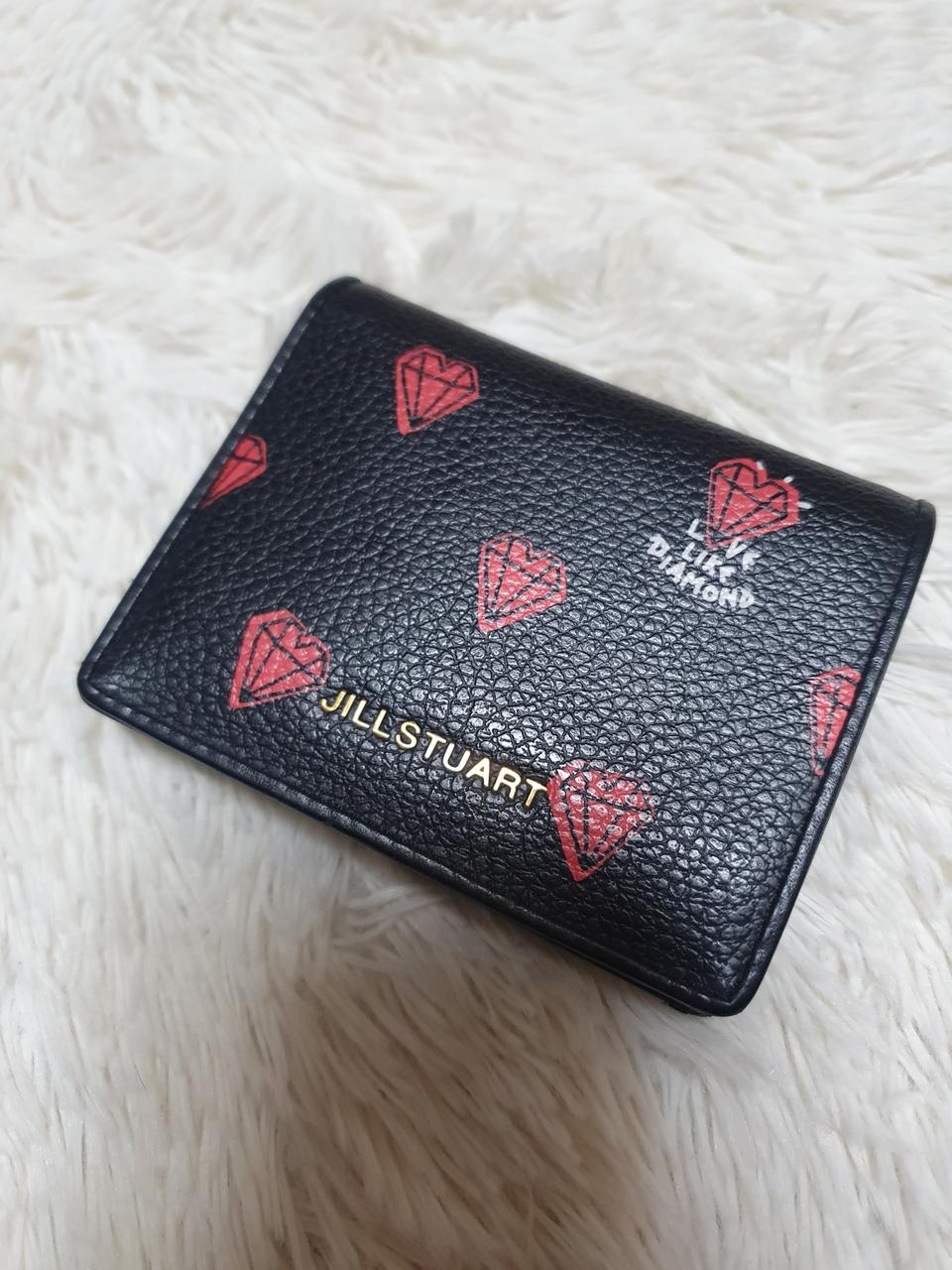 질스튜어트 쁘띠다이아몬드 블랙 반지갑 (풀박)