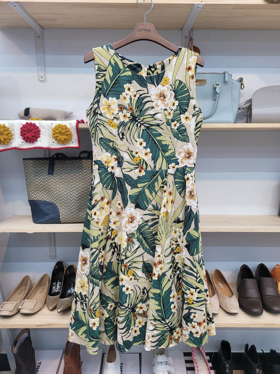 플라워 민소매원피스55