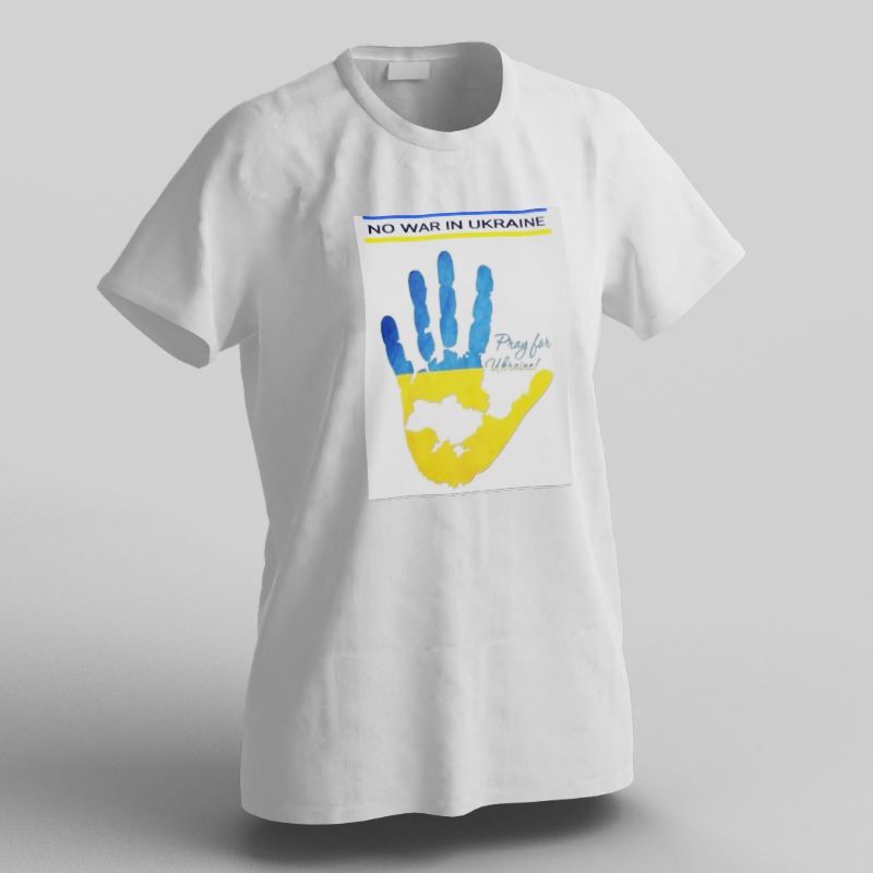 우크라이나 반전,평화 반소매티셔츠