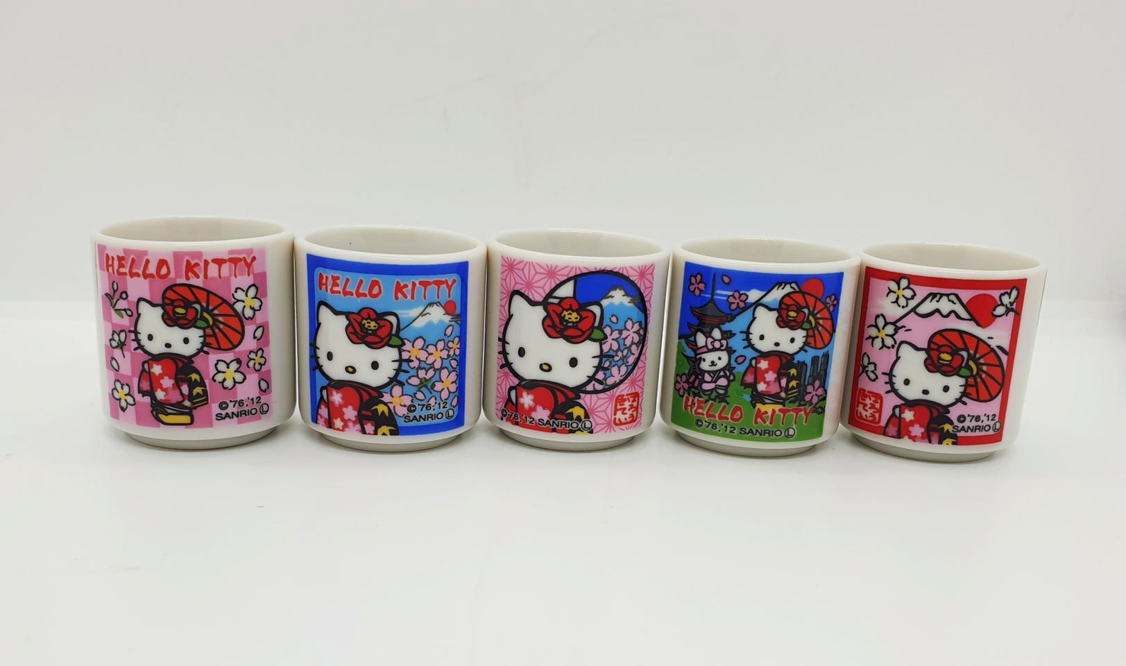 오리엔탈 헬로키티 술잔 5종세트