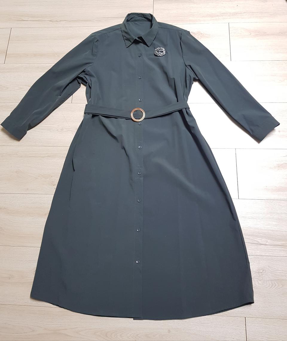 66~77 타임 st 원피스 겸 트렌치코트 봄~하절기