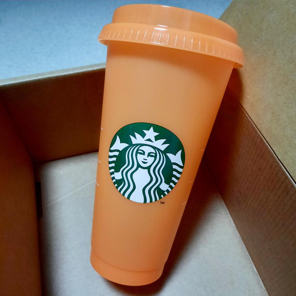 무료배송 스타벅스 리유저블 컬러체인징 텀블러 콜드컵 스벅