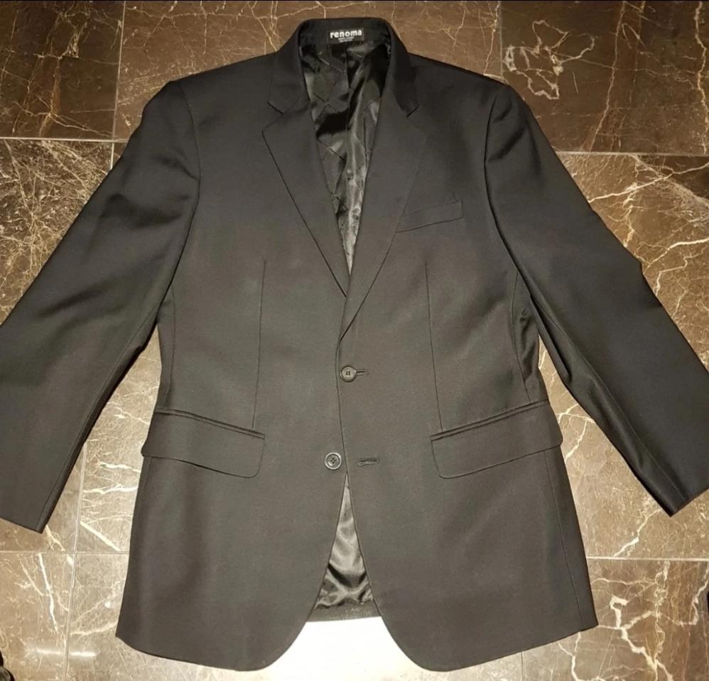 캐시미어 10프로블랙 레노마 100-85-97 자켓
