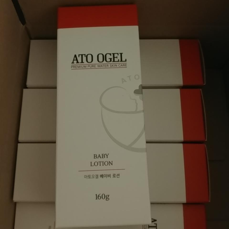 아토오겔 아기로션160g(유해성분없어서 이것만 쓰고있어요)