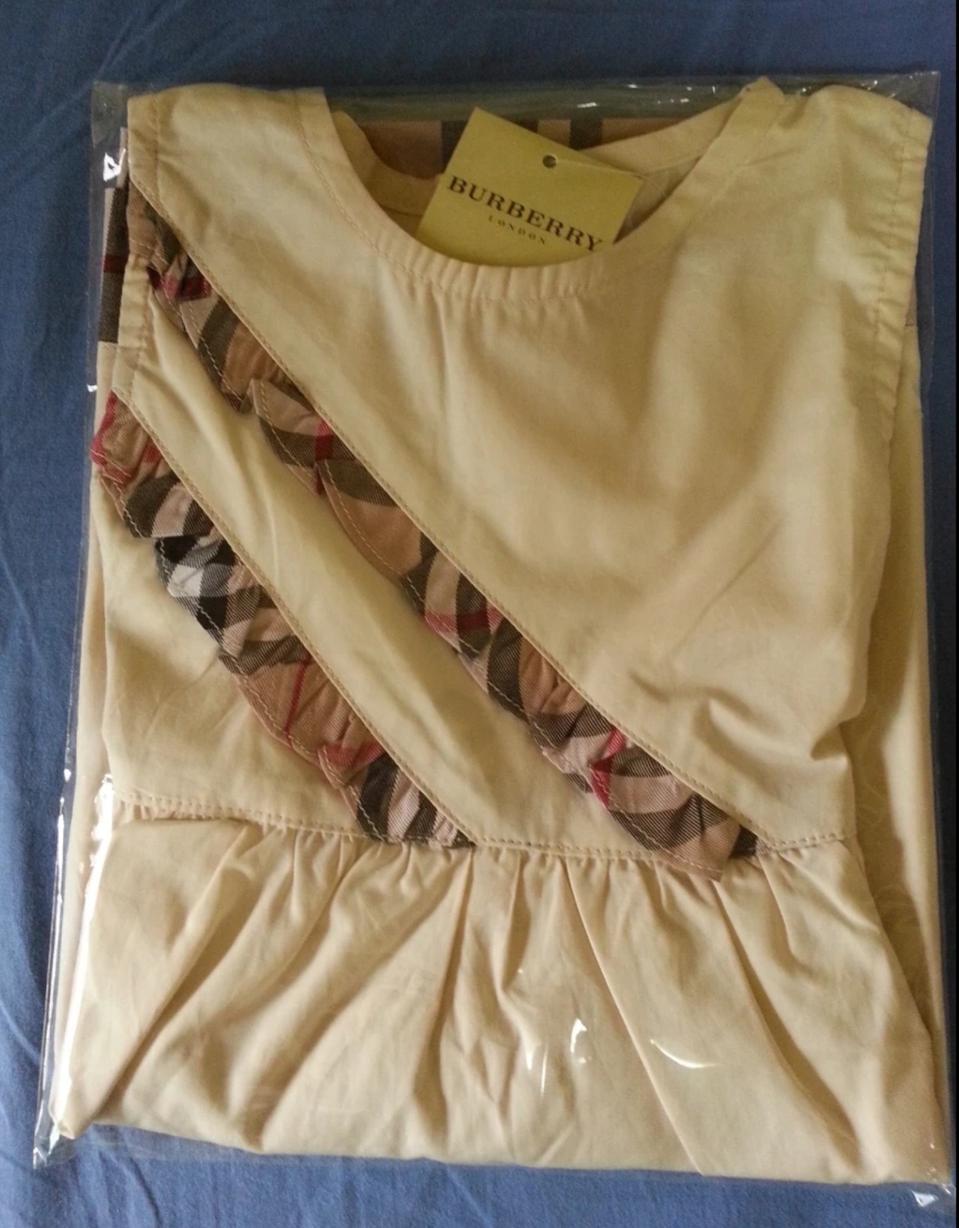 유아 버버리원피스 새제품