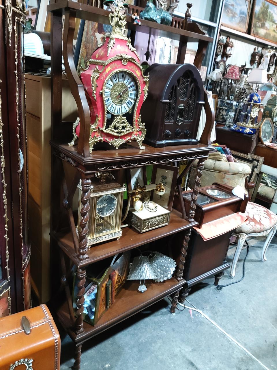 앤틱오픈장식장