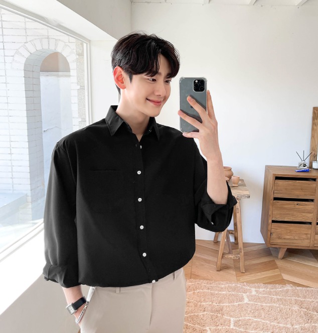 링클프리셔츠 기본 공용 셔츠 새제품