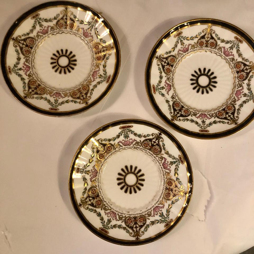 올드 웨지우드 소서 3p