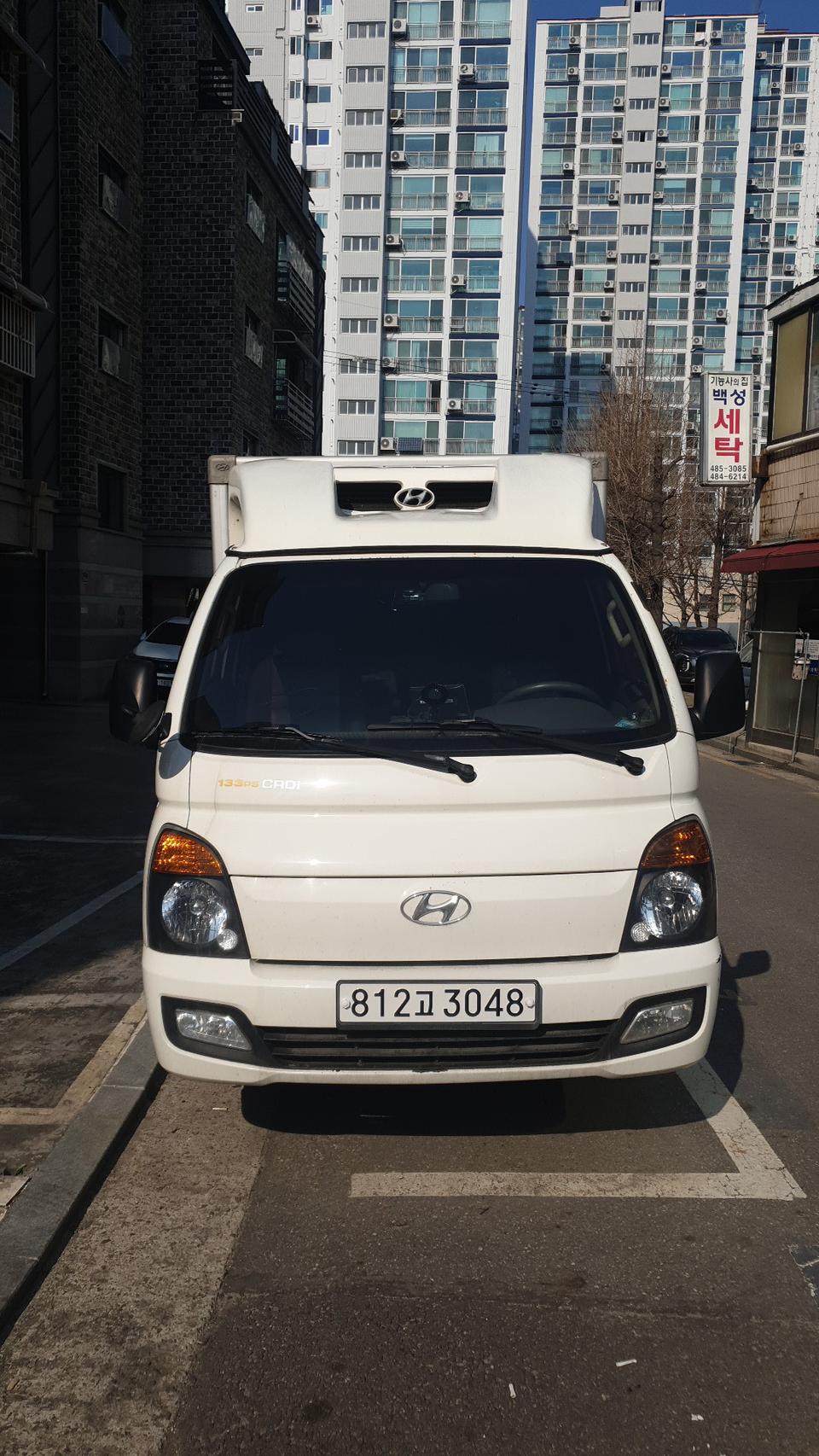 현대 포터 II 냉장탑(초장축) 슈퍼캡 CRDi 플러스