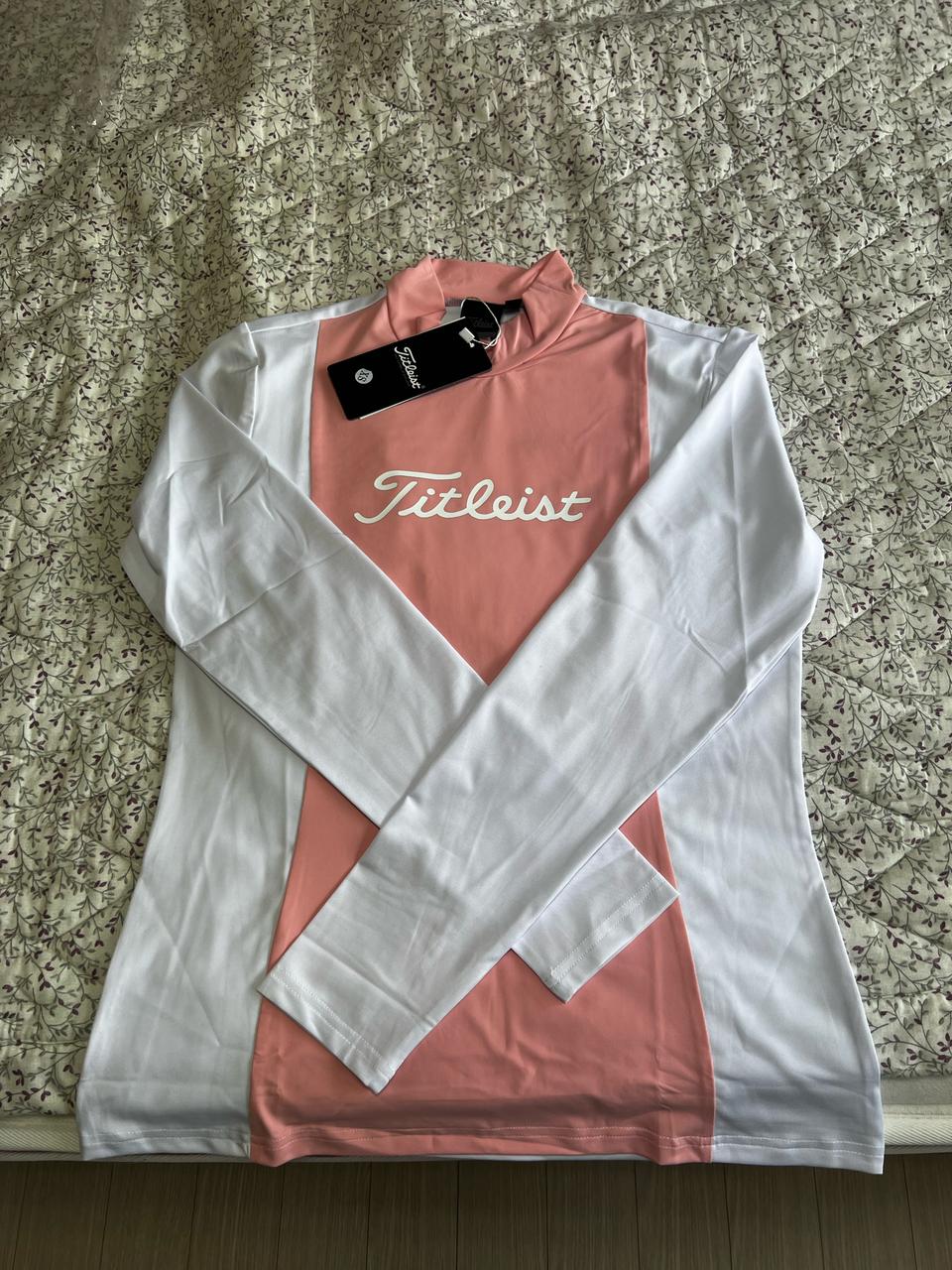 타이틀. 스판 이너 티셔츠. 새상품.  분홍. 검정 두종류