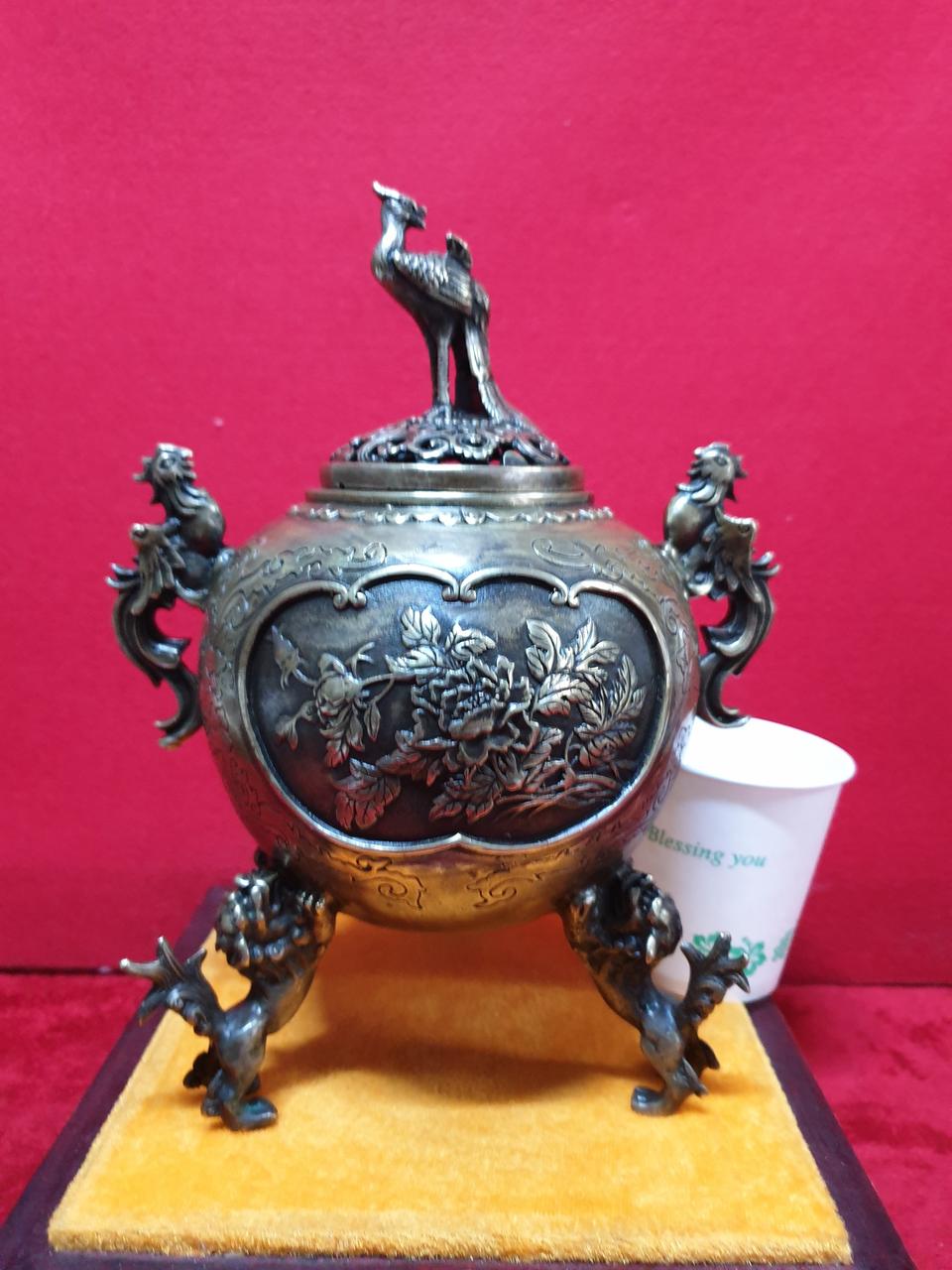 봉황향로.골동품ㅡ동작품.