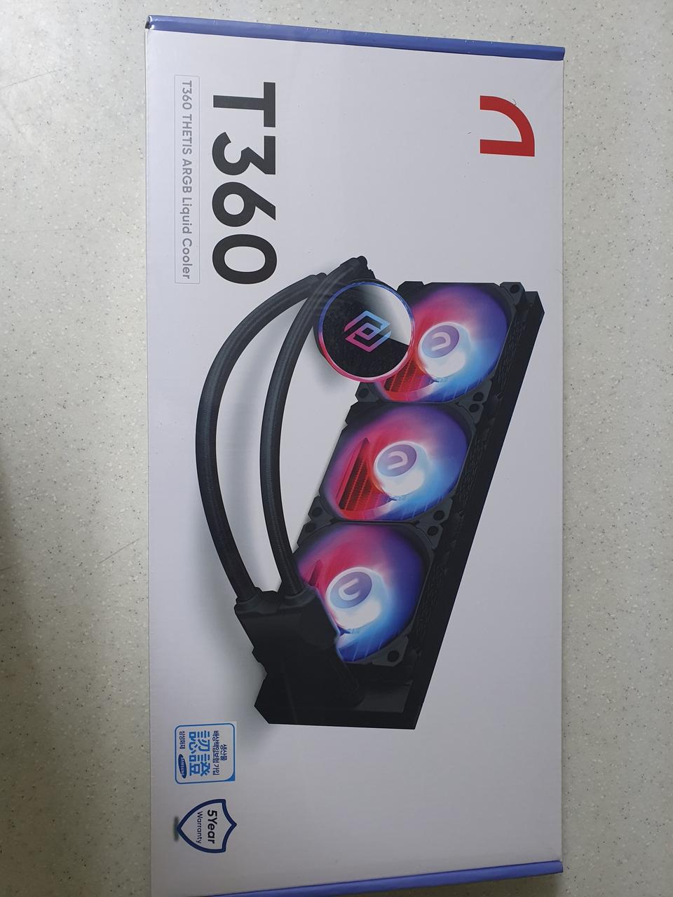 앱코 tetis T360 블랙 수냉쿨러