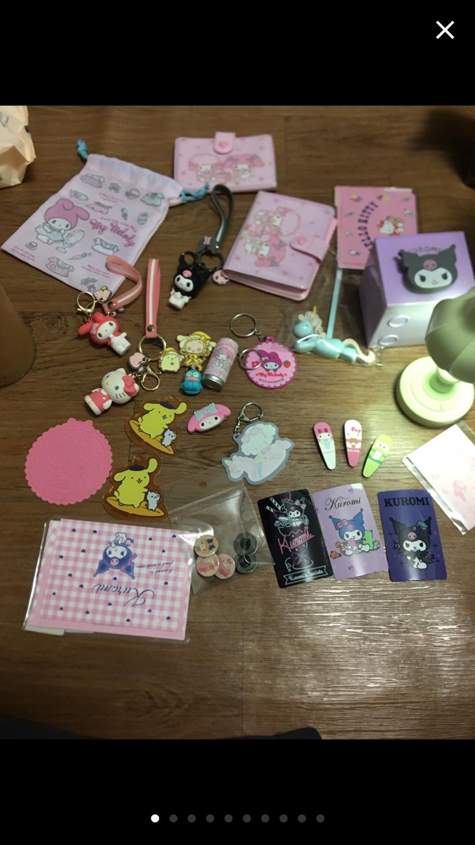 산리오 쿠로미 헬로키티 마이멜로디등
