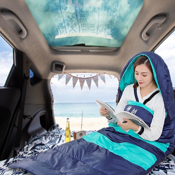 휴대용밧데리로 열을 내는침낭