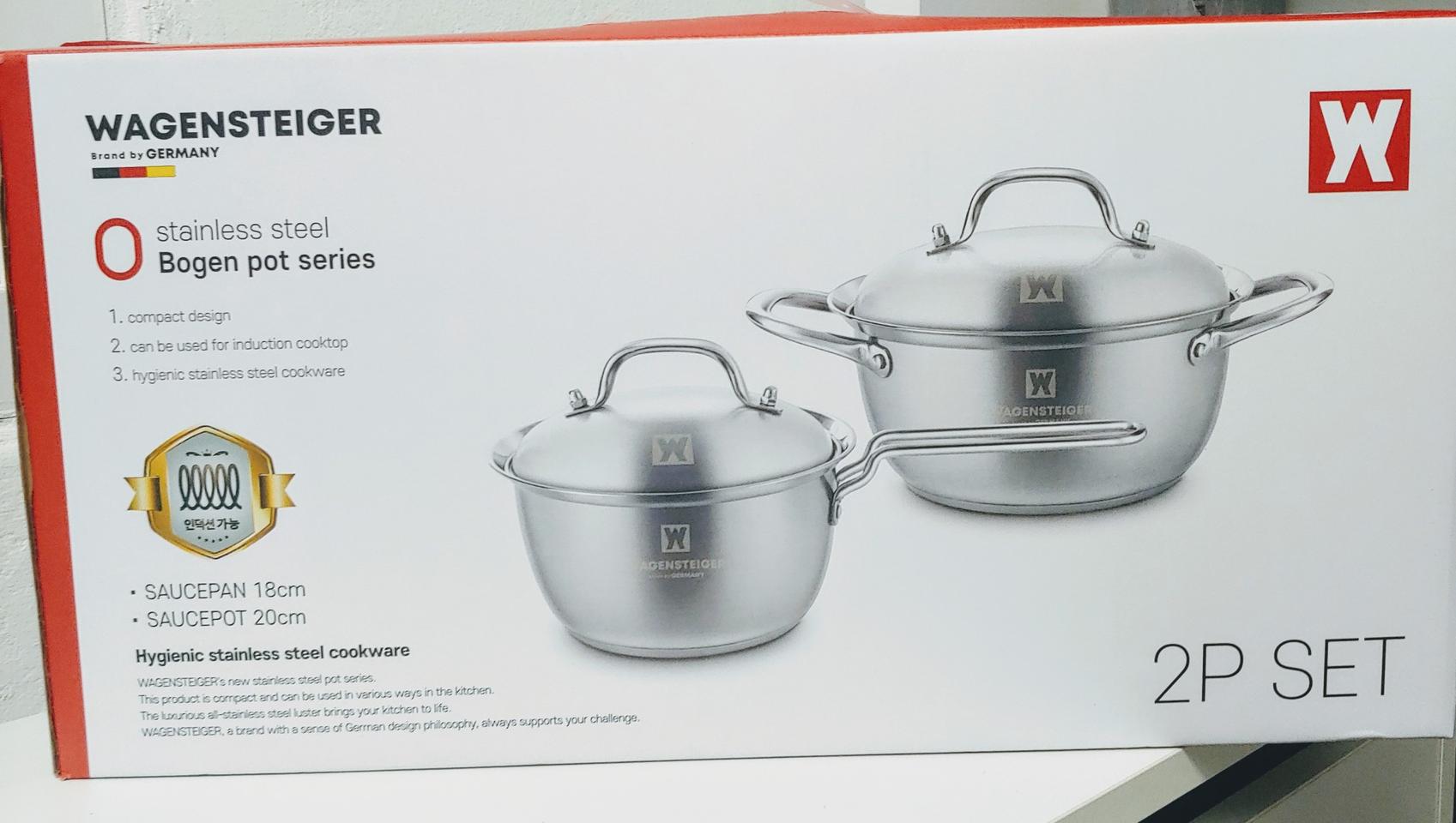 바겐슈타이거 보겐IH  냄비2종 세트(편수18  양수20)